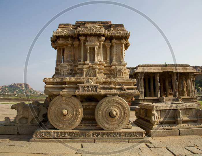 The Stone Chariot, Vitthala Temple, Hampi
