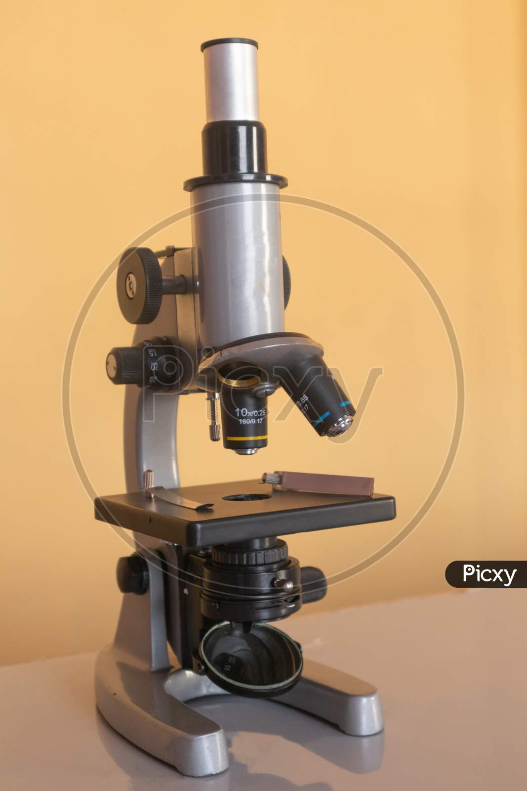 Microscope At Science Laboratory In The College