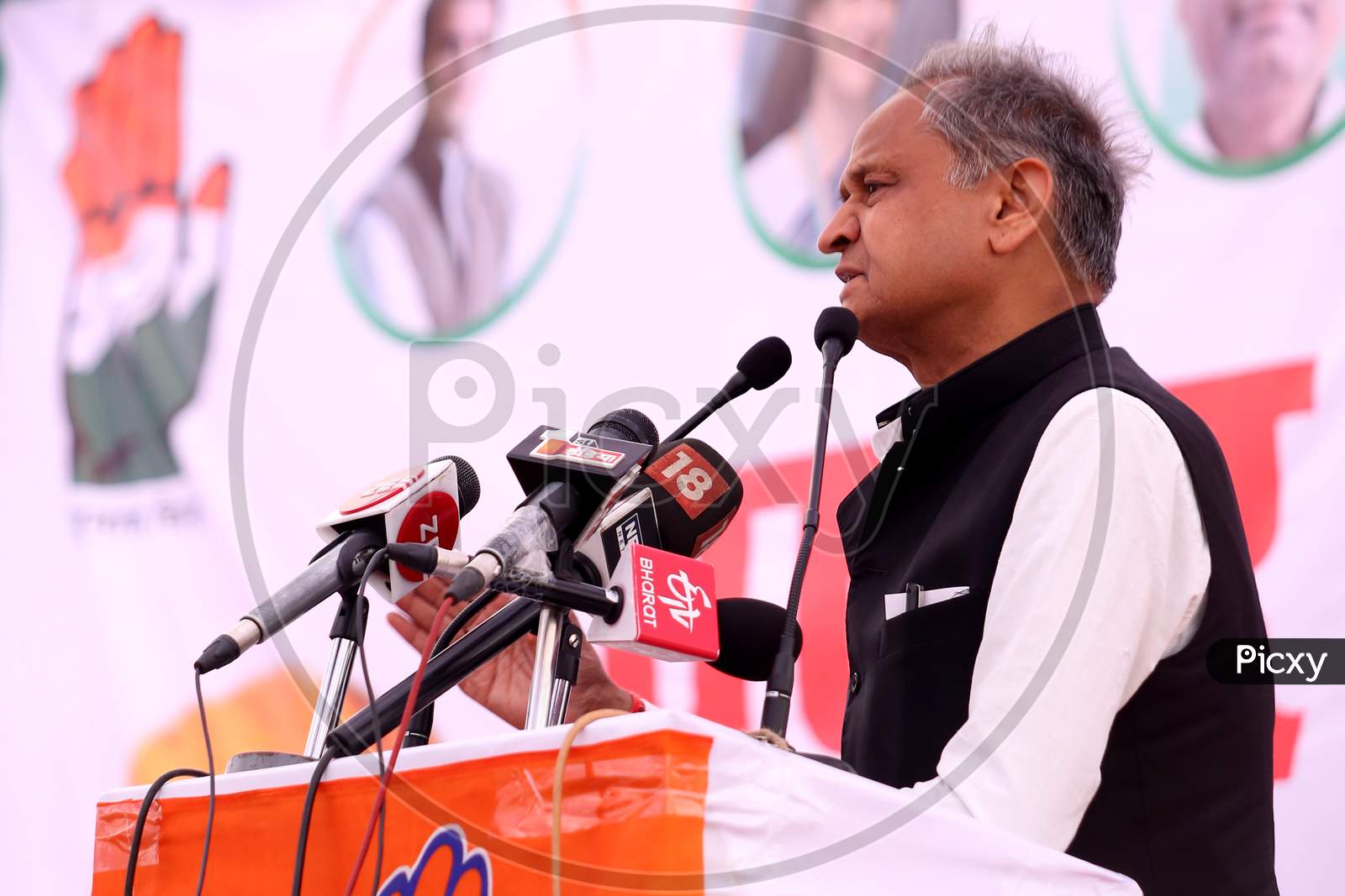 Ashok Gehlot , Chief Minister of Rajasthan State In India