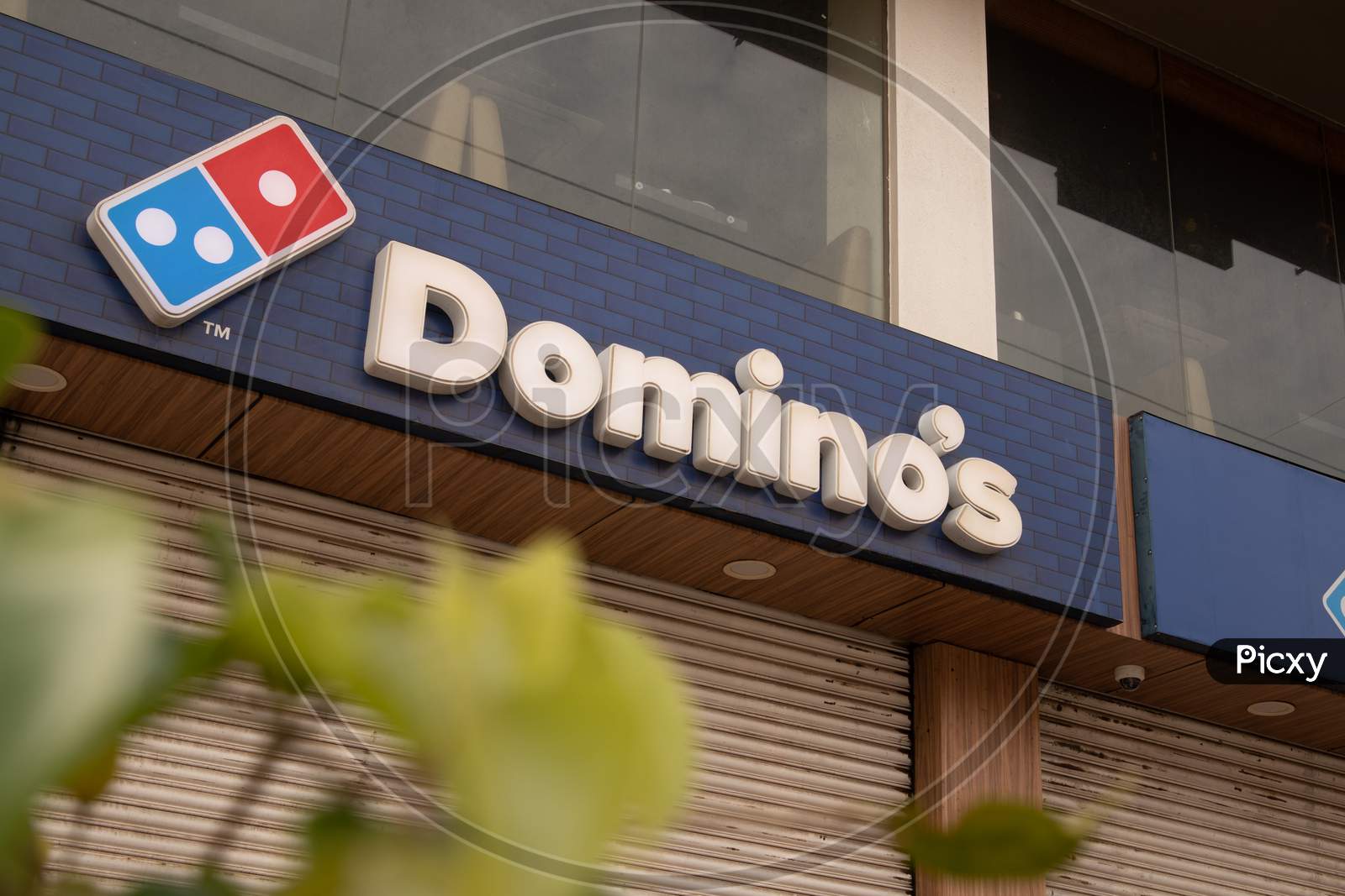 Bengaluru, India June 27,2019 : Domino'S Pizza Billboard On Top Of The Building At Bengaluru.