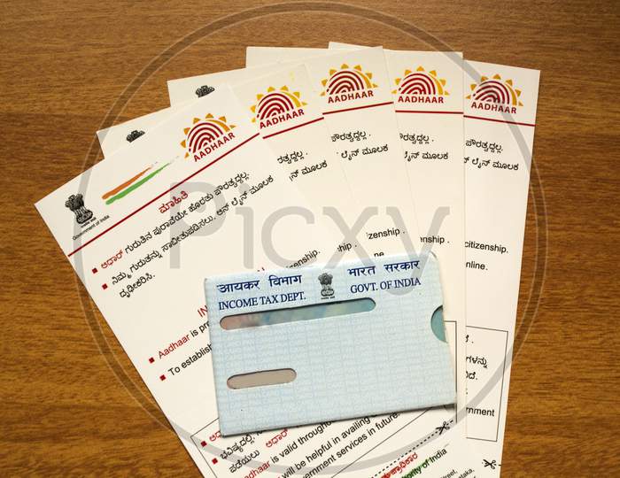 Aadhar Card And Pan Card Which Is Issued By Government Of India As An Identity Card,