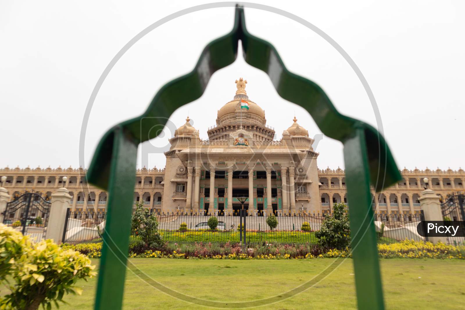 Vidhana Soudha Is The Seat Of Karnataka'S Legislative Assembly Located In Bengaluru, India.