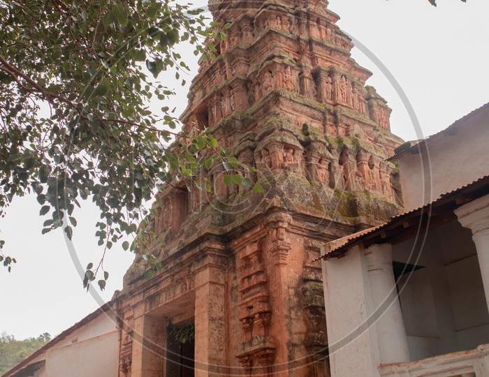 Kumaraswami Temple Gopuram On Top Of The Krauncha Giri Or Hill At Sandur.