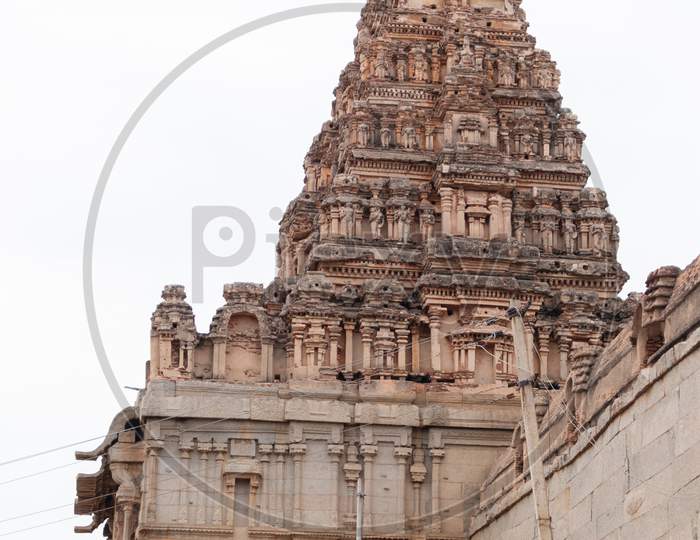 Gopuram Of Malyavanta Raghunatha Temple, Hampi, Karnataka