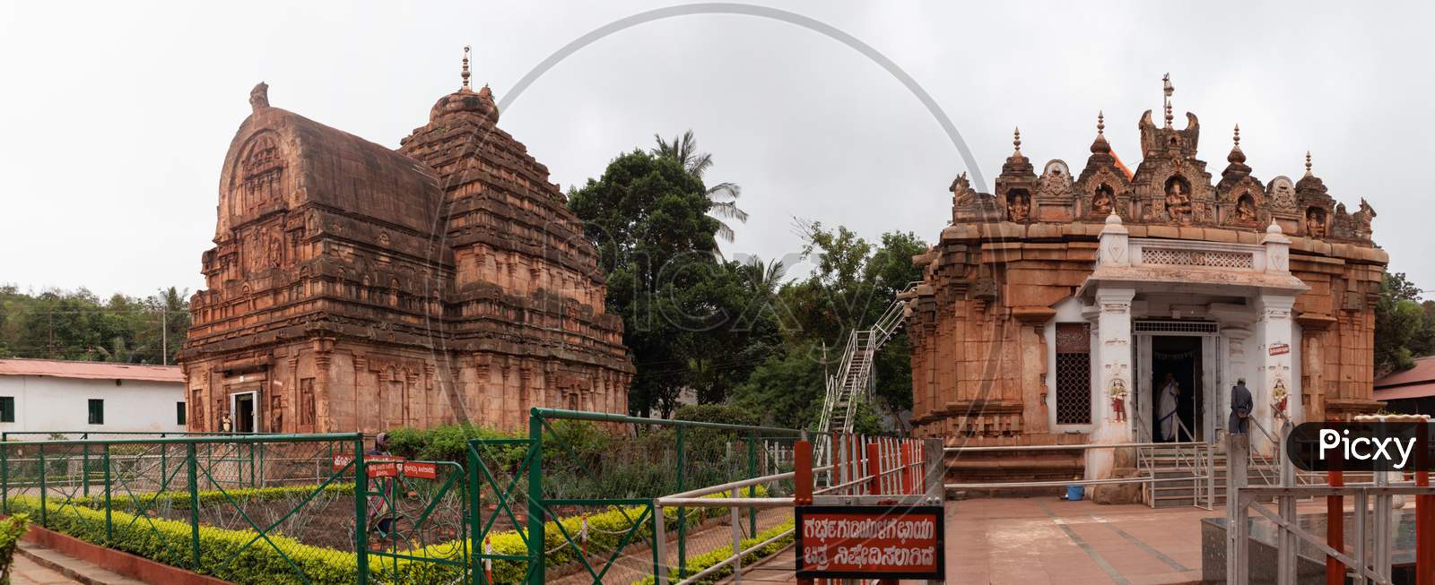 Hampi, India July 10, 2019 : Kumaraswami Temple And Parvati Temple On Top Of The Krauncha Giri Or Hill At Sandur.