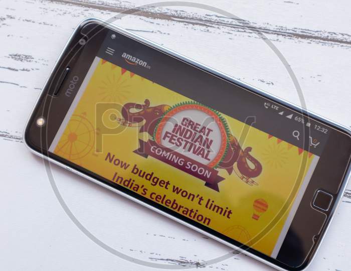 Amazon Great Indian Festival Sale Coming Soon On Amazon Android Application In Mobile Phone.