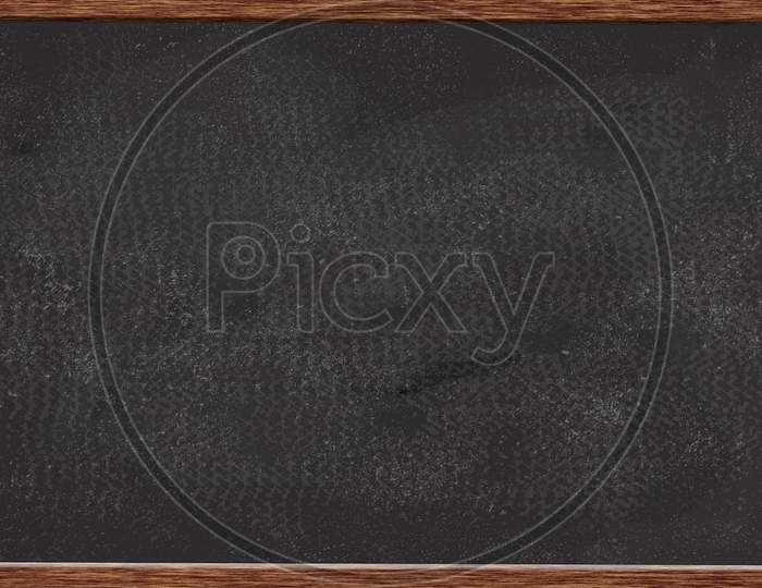 A Plain Black Chalk piece board