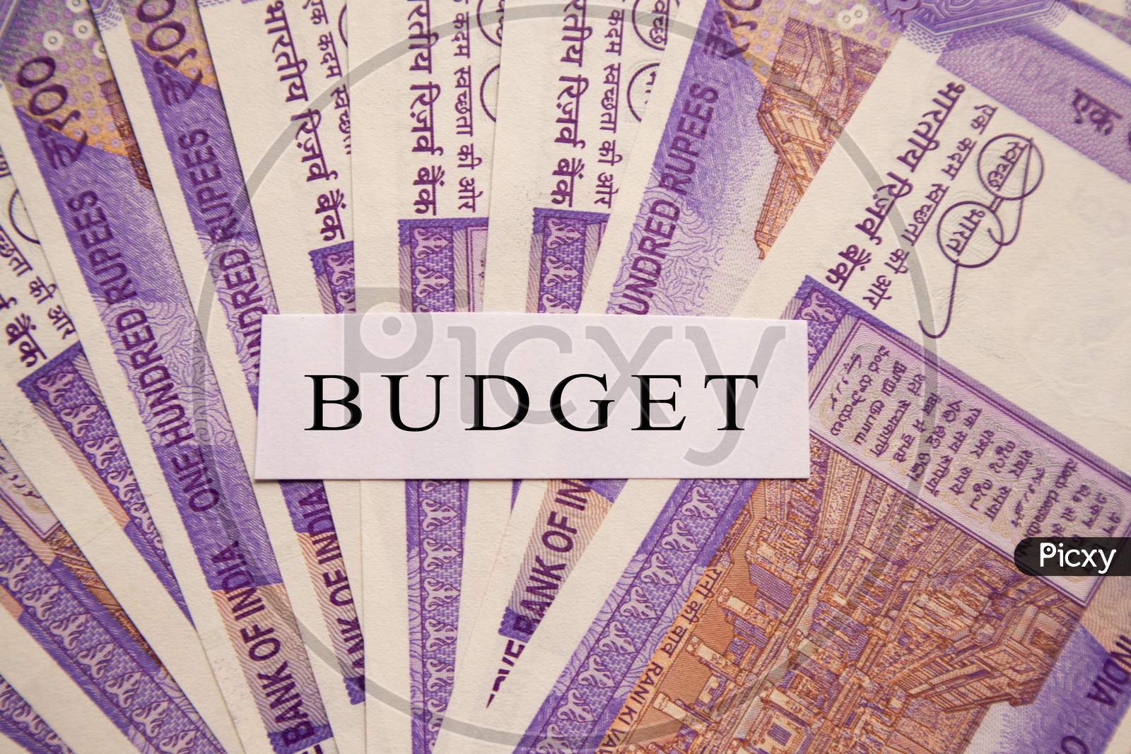 Budget Printed On New Indian Currency Notes