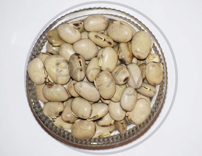 Velvet Bean Or Cowitch Or Cowage Lacuna Bean Lyon Bean Konch Beej Mucuna Pruriens Used As Ayurvedic Herb Legume