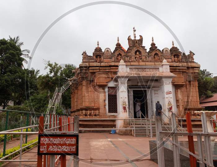 Hampi, India July 10, 2019 : Kumaraswami Temple On Top Of The Krauncha Giri Or Hill At Sandur.