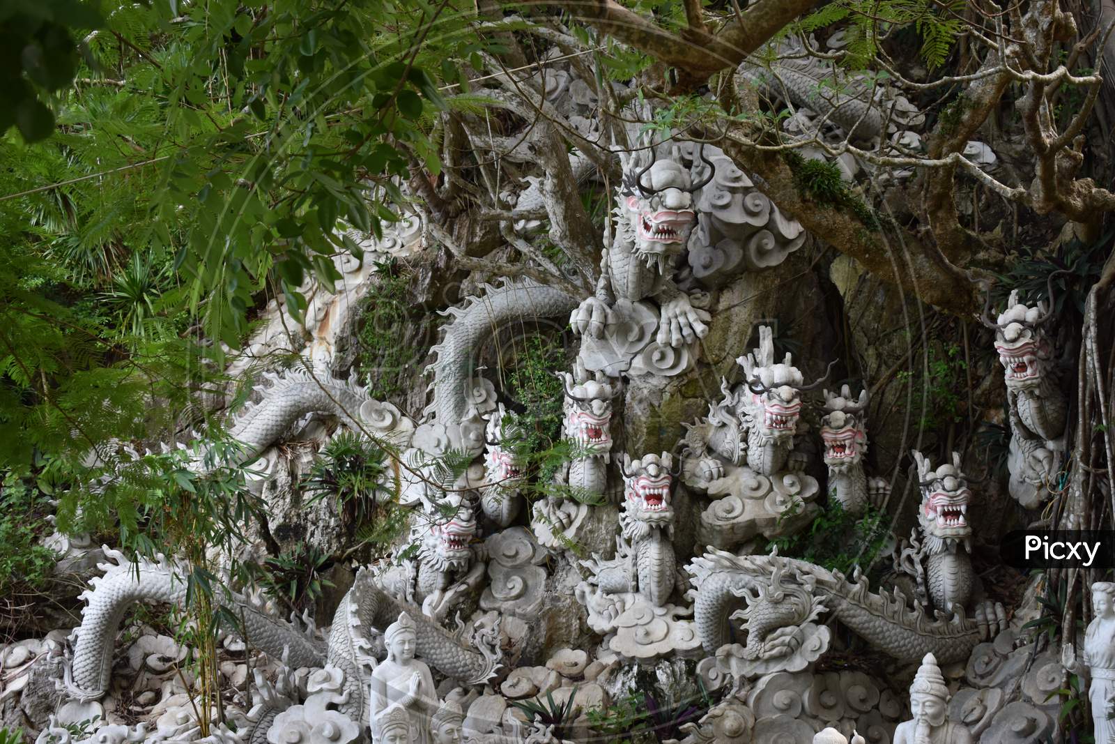 The dragons are staring at you for your next move in Da Nang Vietnam