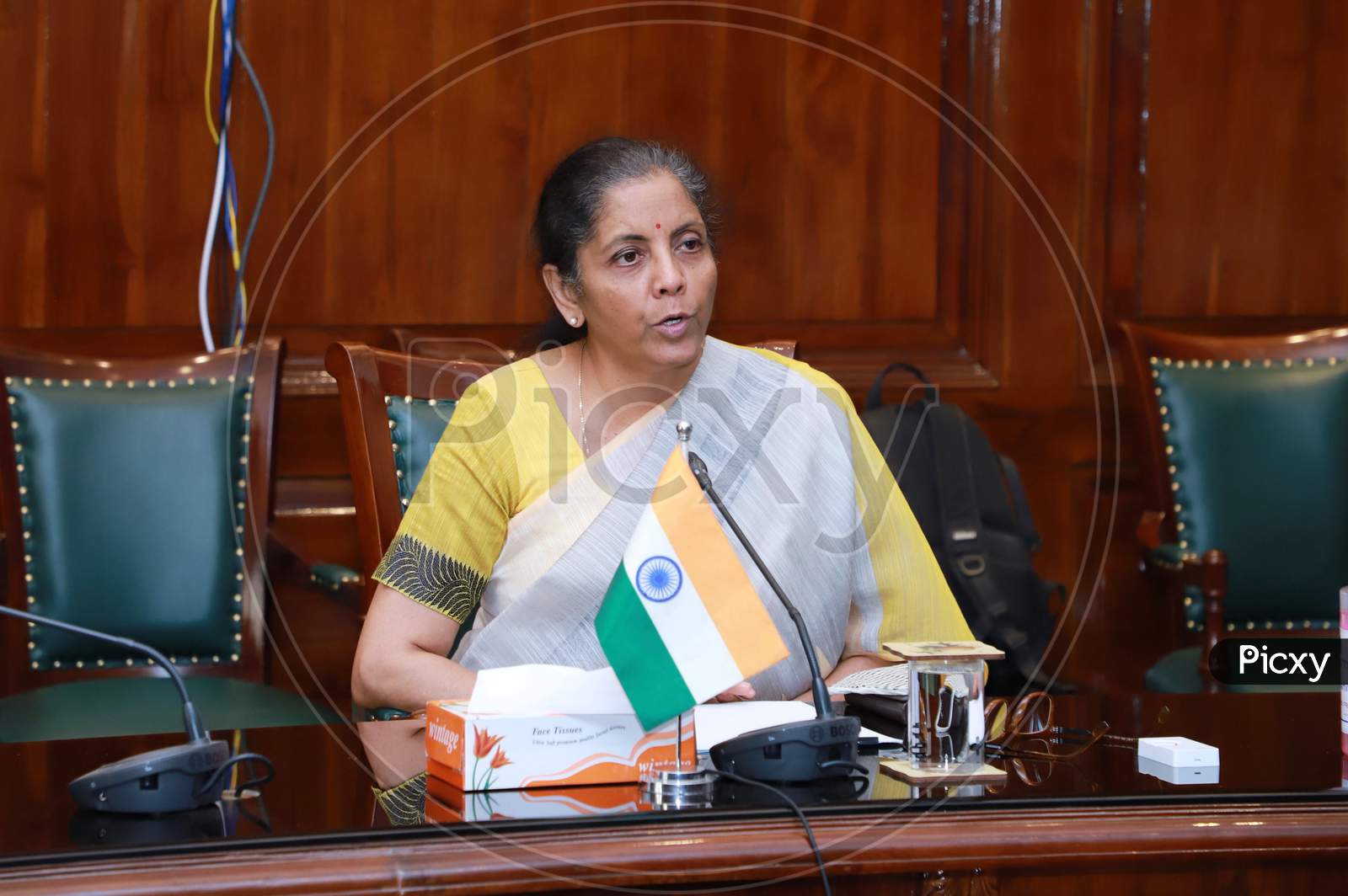 Nirmala Sitharaman, Finance Minister of India.