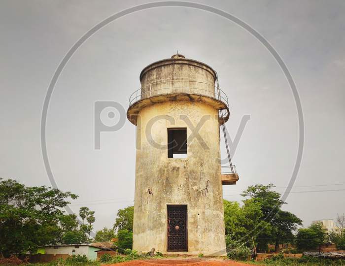 Old structure of government water tank