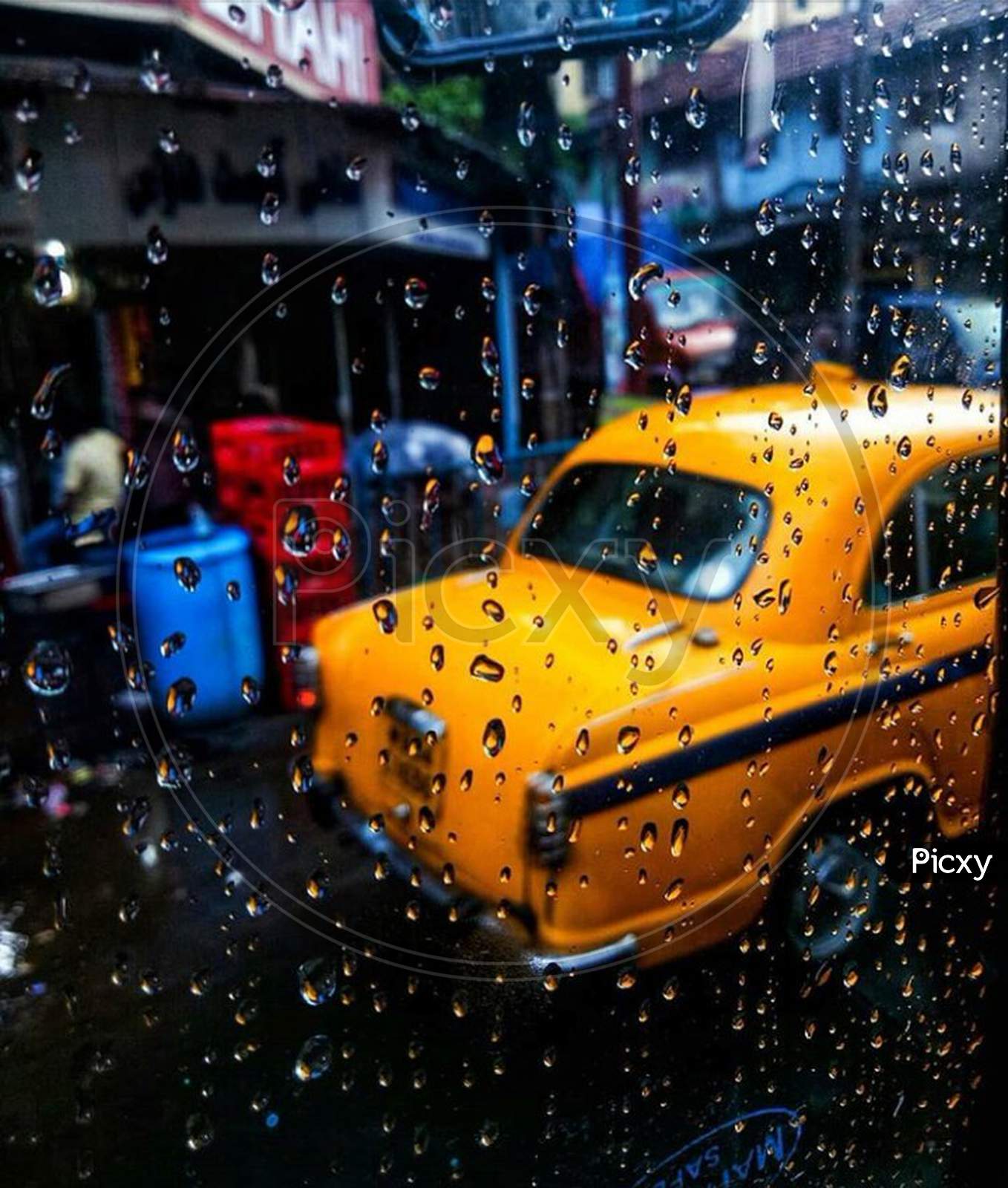 The Yellow taxi of Kolkata.
