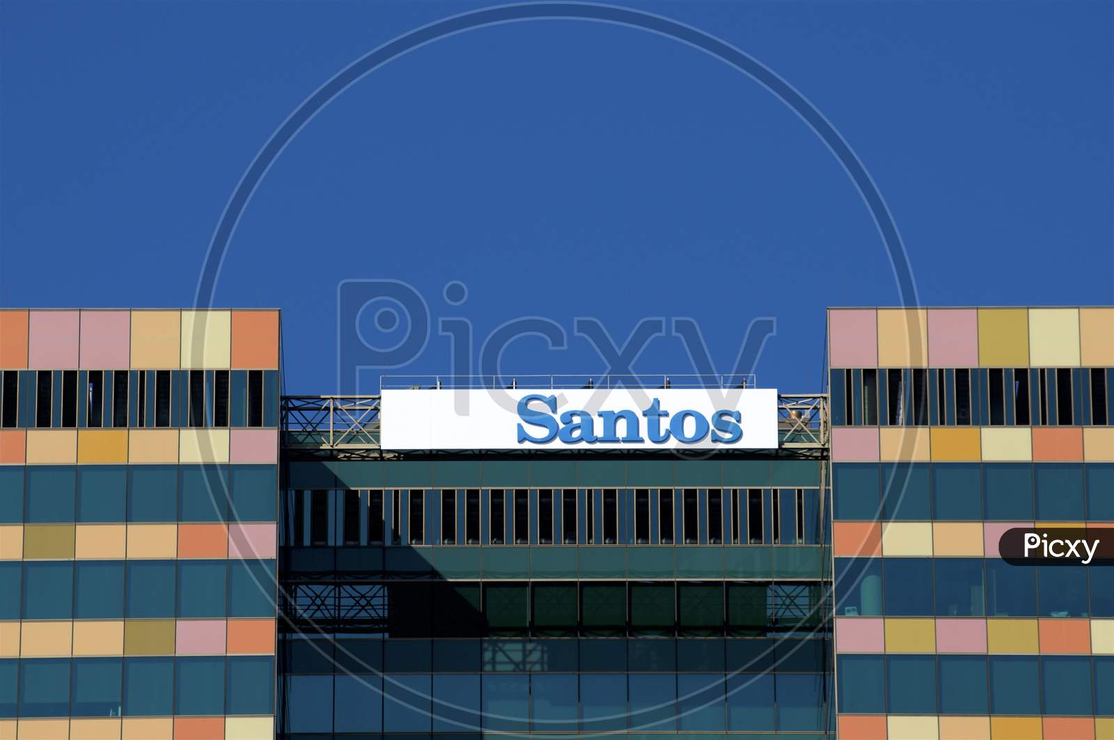 Santos Company Sign Building In Brisbane