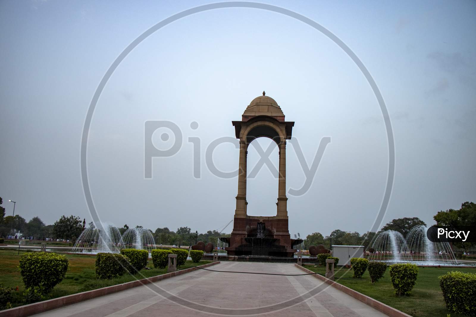 India Gate Park Area New Delhi India