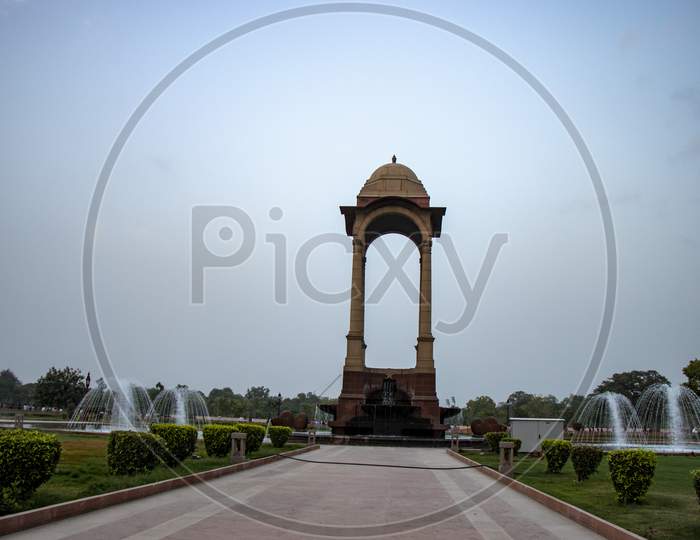 India Gate Park Area New Delhi India