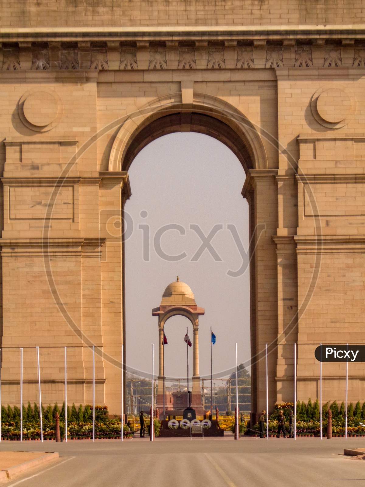 Close-Up View Of India Gate Delhi