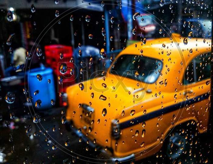 The Yellow taxi of Kolkata.