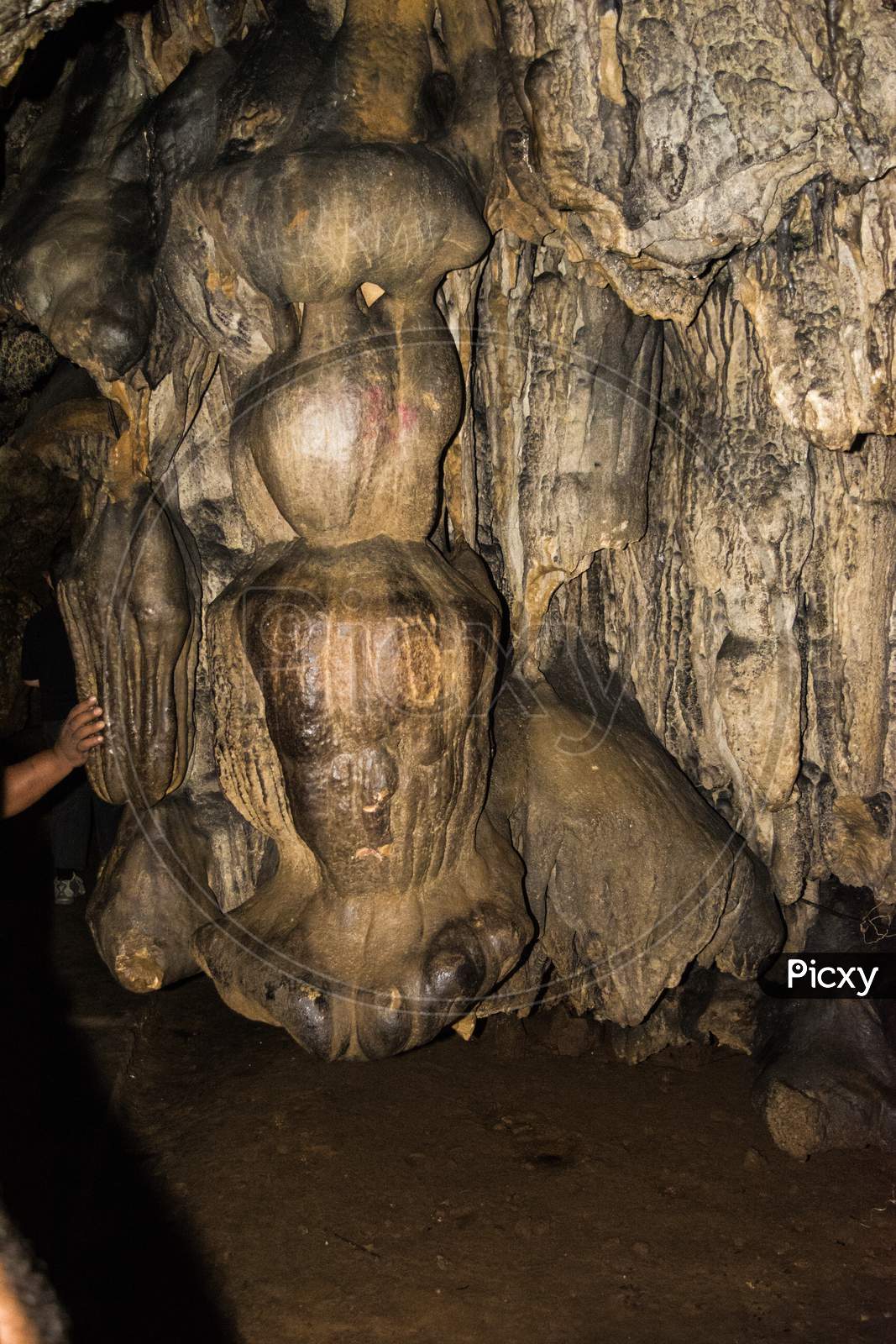 An inside view of the popular Mawsmai Cave Cherrapunjee(Sohra), Meghalaya. India