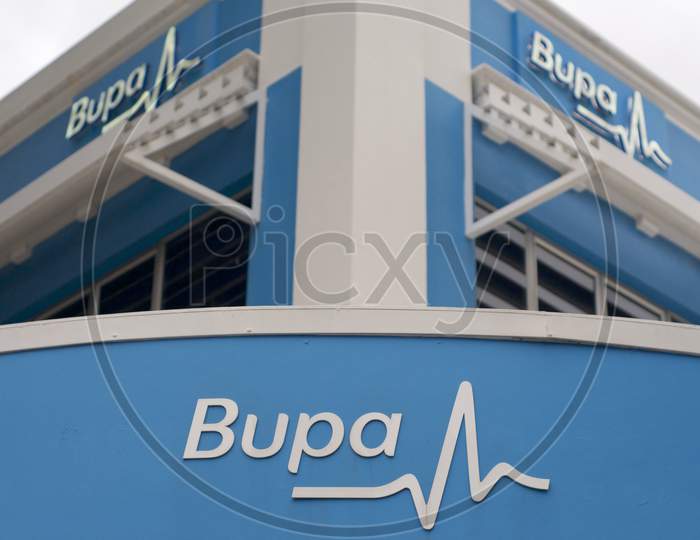 Bupa Insurance Logo Close Up