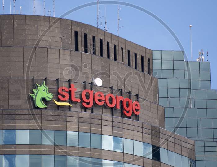 St. George Bank Logo In Brisbane