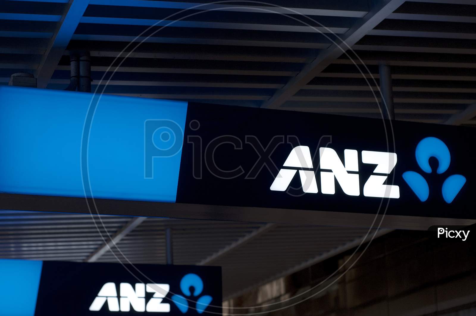 Illuminated Anz Bank Signs