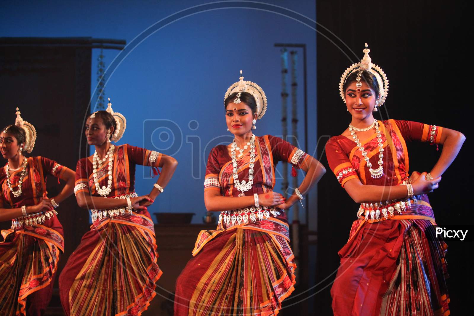 young odissi dancers show the beauty on December 14,2019 at Sevasadan hall,Bengaluru India