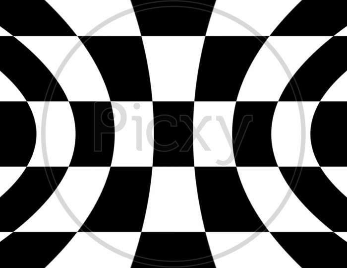 Abstract Lines Seamless Geometric Patterns Background - Geometric Pattern Circle - Abstract Geometric Pattern Squares With Seamless Patterns Background. Black And White Texture. Graphic Modern Pattern