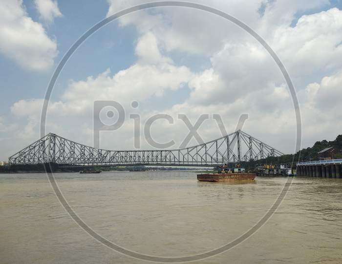 Howrah Bridge from Hooghly River