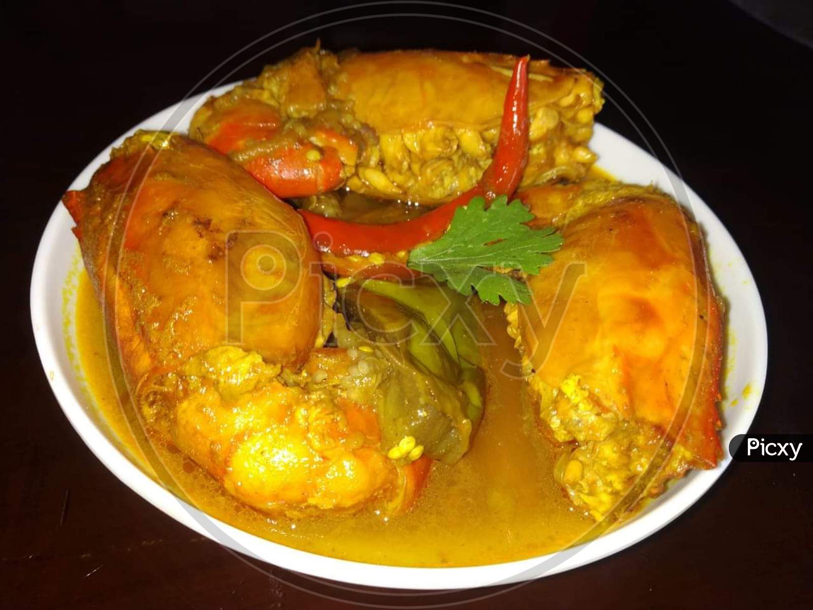 Shrimp curry .... chingri malai curry