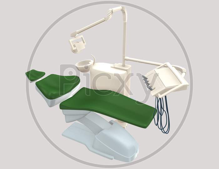 Dentistry Chair 3D Render