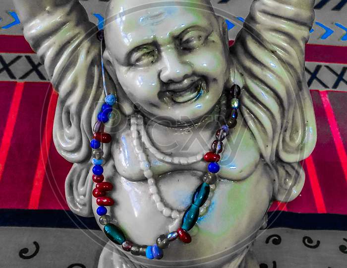 Budai-The Laughing Buddha sculpture.