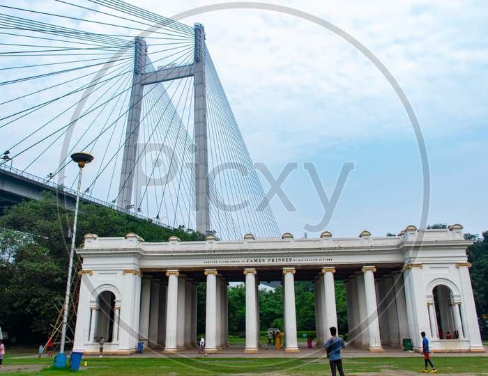 Second Hooghly Bridge, Vidyasagar Setu Landscape photo from princep ghat kolkata west Bengal