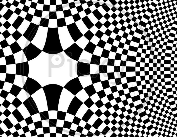 Abstract Lines Seamless Geometric Patterns Background - Geometric Pattern Circle - Abstract Geometric Pattern Squares With Seamless Patterns Background. Black And White Texture. Graphic Modern Pattern