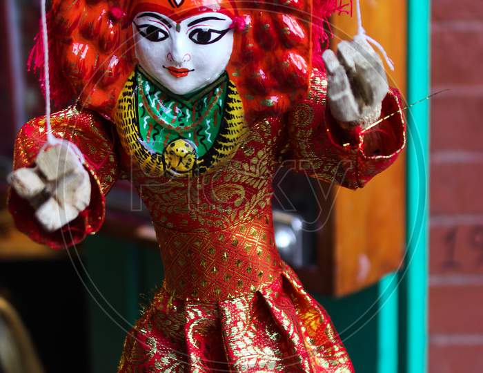 Kumari Handmade Dolls. Kumari is a living goddess in Nepal. Kumari literally means virgin in Nepali and was the name of the goddess Durga as a child.