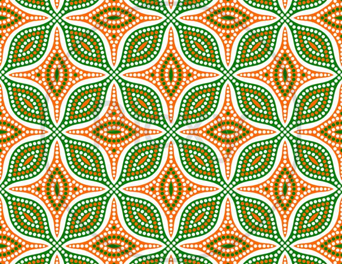 Colorful Vector Abstract Seamless Mosaic Pattern Design