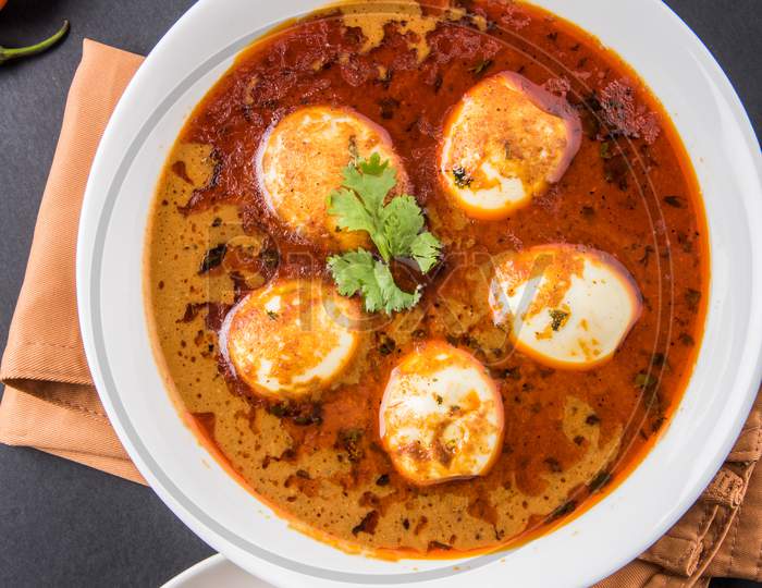 Anda Curry or Egg masala gravy