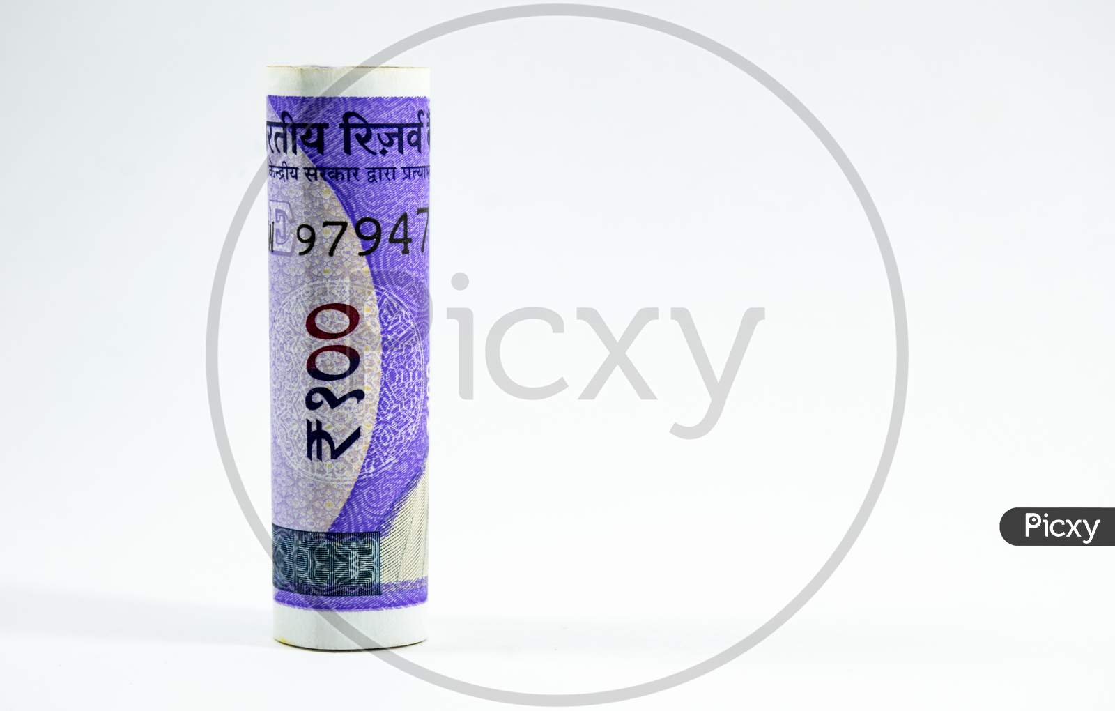 New Indian currency Note of  One hundred rupees banknote of India with a denomination of 100