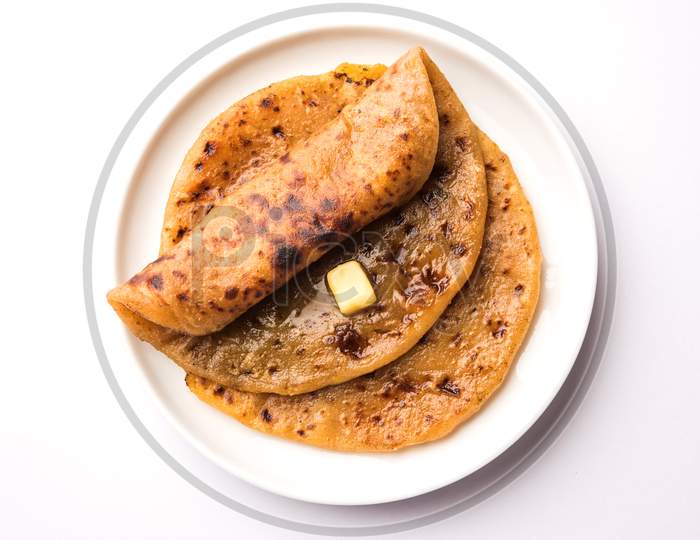 Indian sweet Puran Poli / Puranpoli / Holige / Obbattu