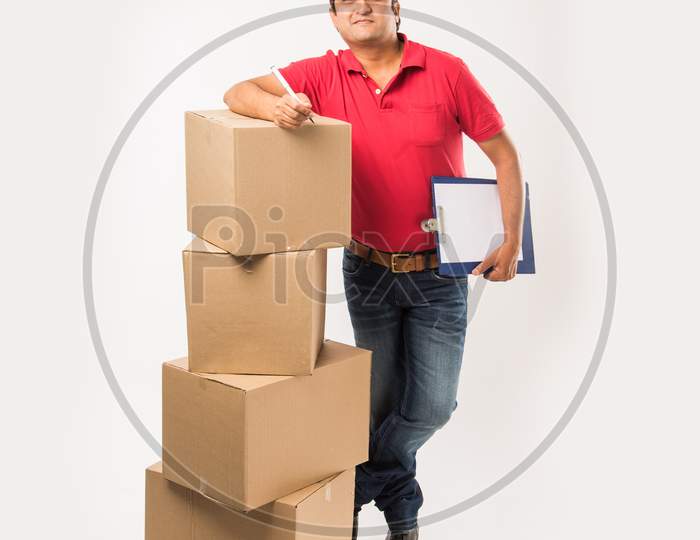 Indian/Asian home delivery boy