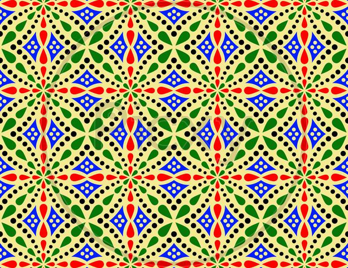 Seamless Geometric Pattern With Circles