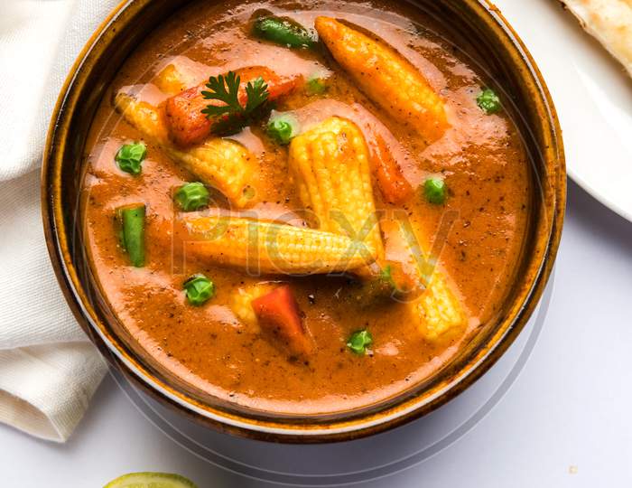 Indian Baby Corn Masala/curry