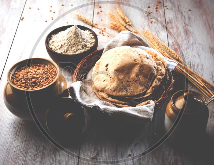 Indian bread / Chapati / Fulka / Gehu Roti