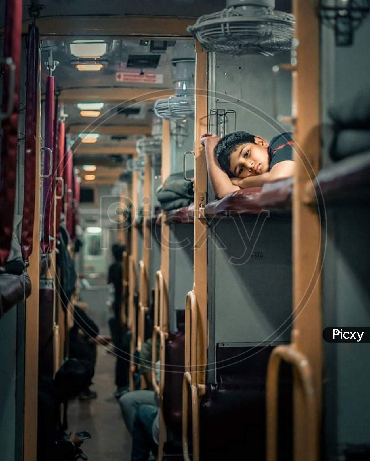 Inside Indian  express train