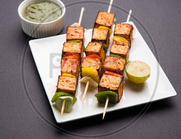 Paneer Tikka Kabab barbecue / Tandoori