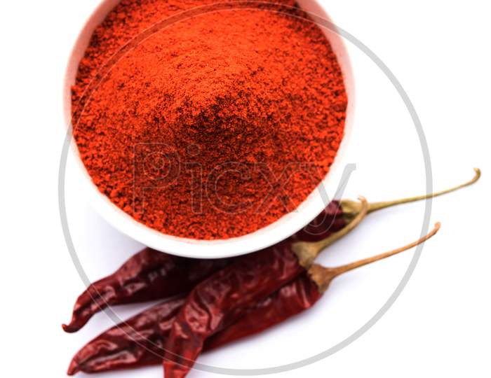 Red chilli / Lal Mirch powder and dried chillies
