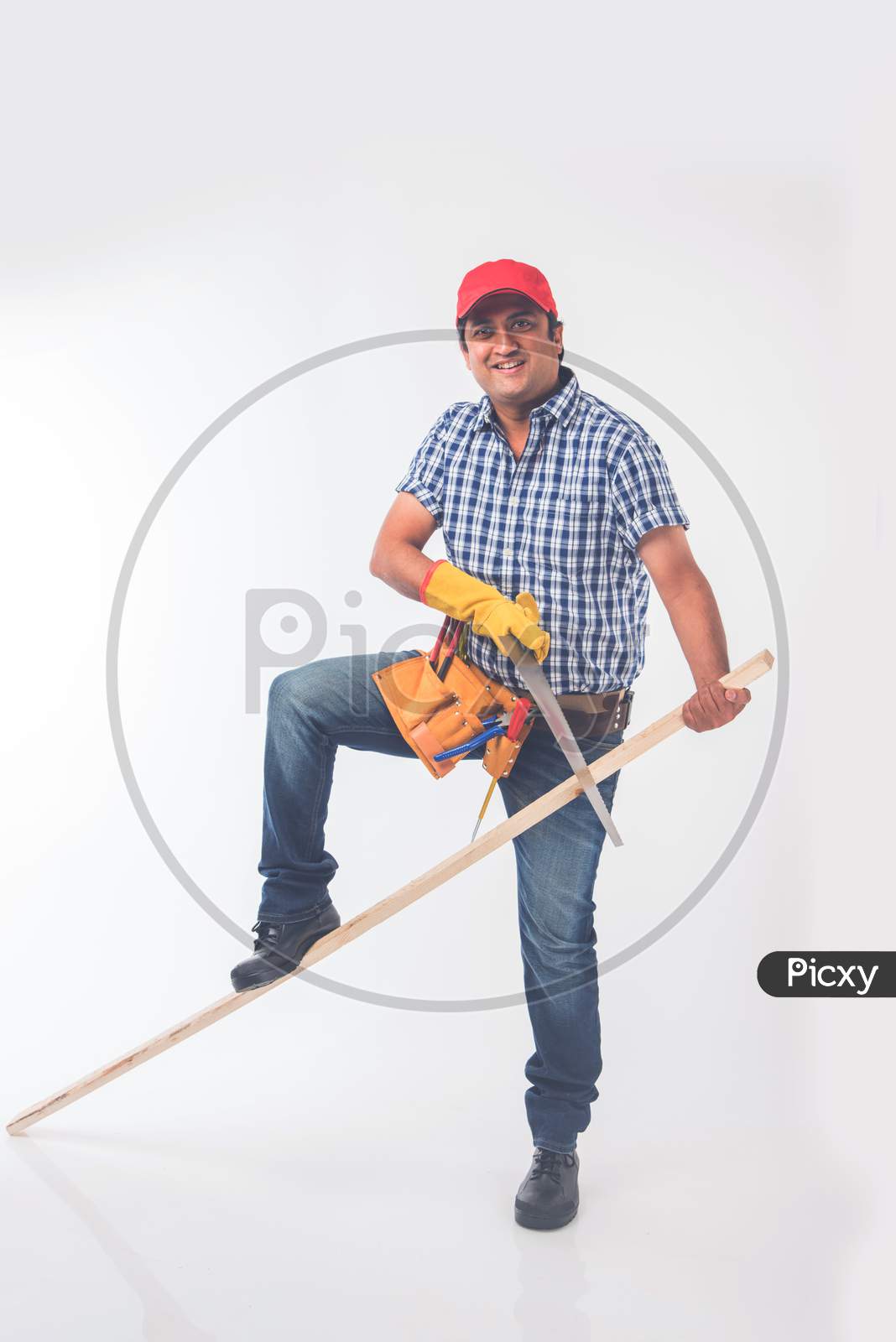 Indian Carpenter or woodworker