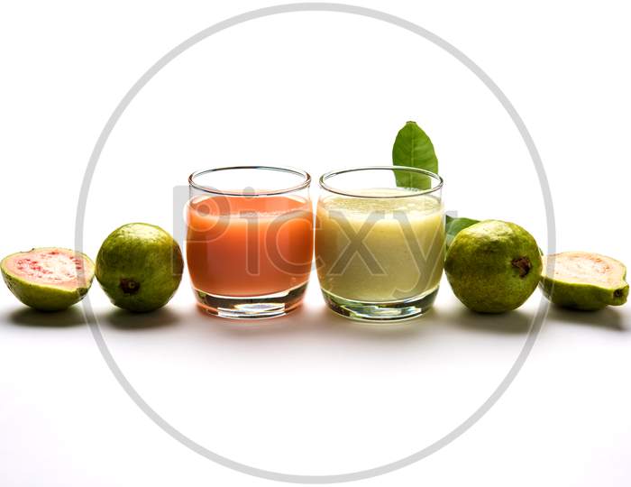 Guava  juice or Amrud drink or Smoothie