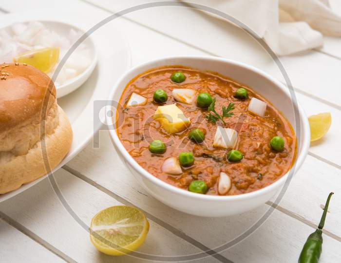 Pav Bhaji is a fast food dish from India